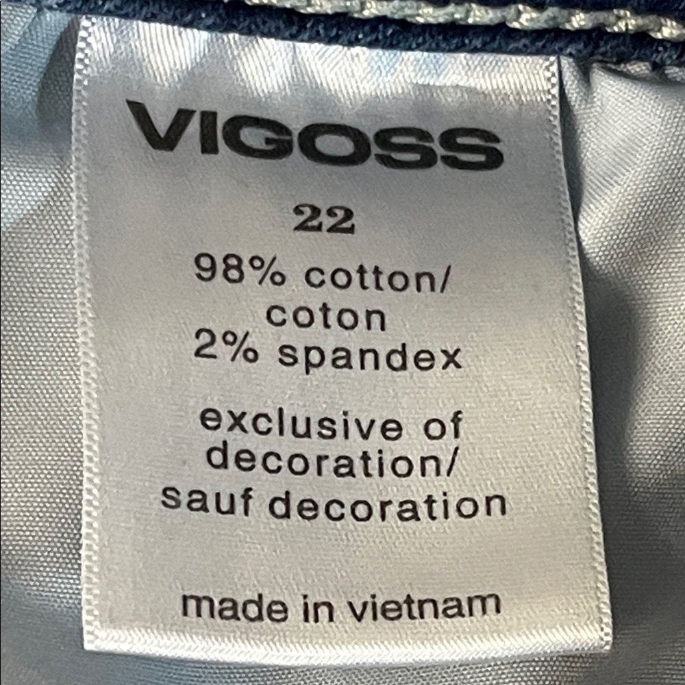 EUC Vigoss Chelsea Capri Jeans - Picture 10 of 11